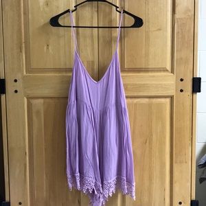 Purple romper from Tobi